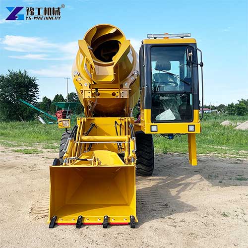 concrete mixer truck self loading