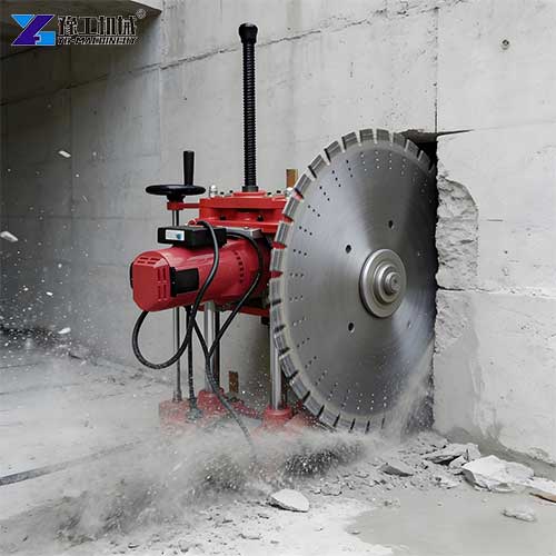 concrete wall saw cutting machine