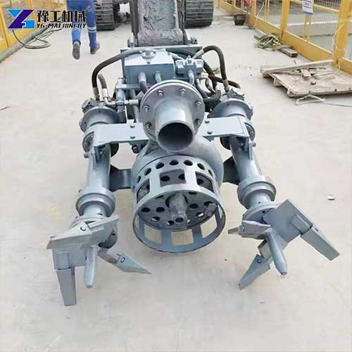 excavator dredge pump attachment