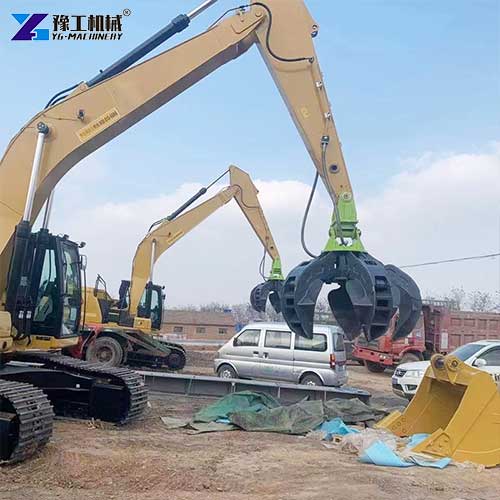 excavator grab attachments for scrap