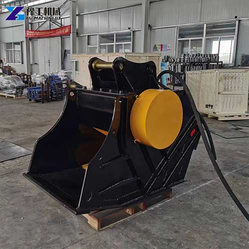 excavator rock crusher bucket