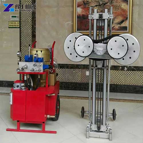 hydraulic wire saw cutting machine