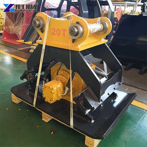 mini excavator compactor attachment