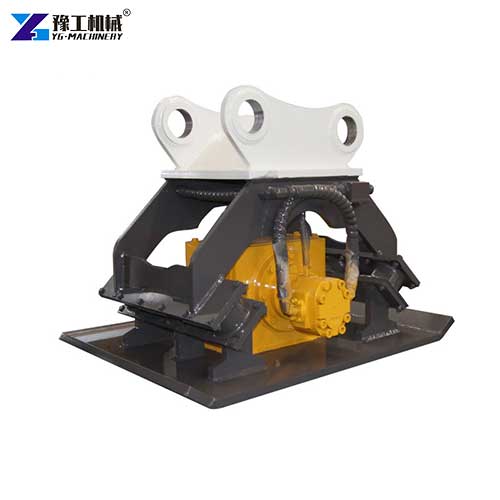 mini excavator vibratory plate compactor