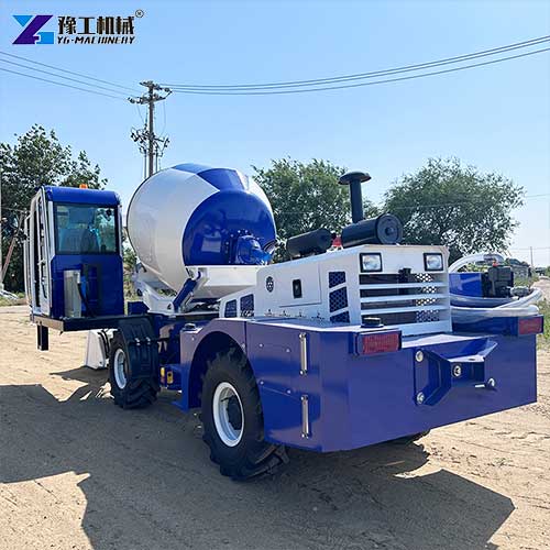 mobile concrete mixer truck
