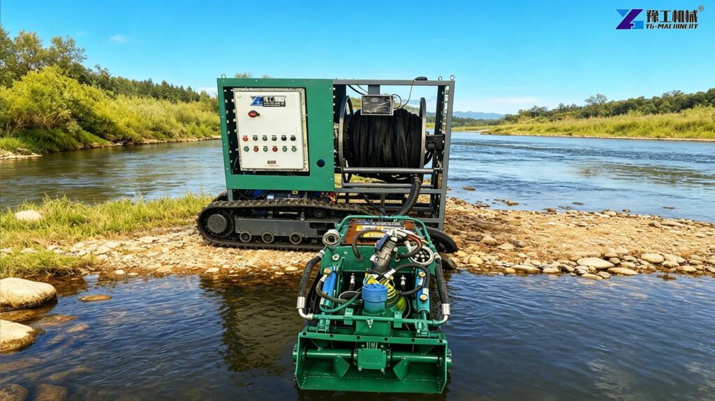 pipeline dredging robot