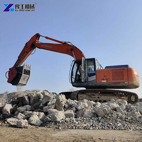 rock crusher bucket attachment