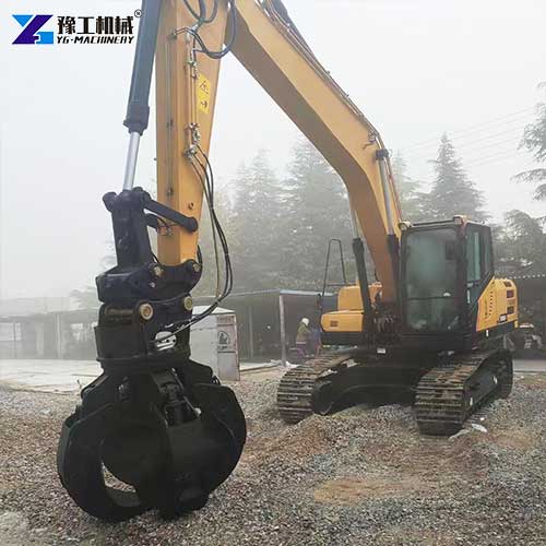 rotating grapple for excavator for sale