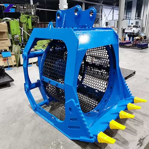 rotating screening bucket for sale