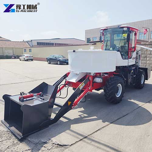 self loading cement truck