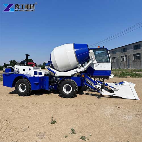 self loading concrete mixer machine price