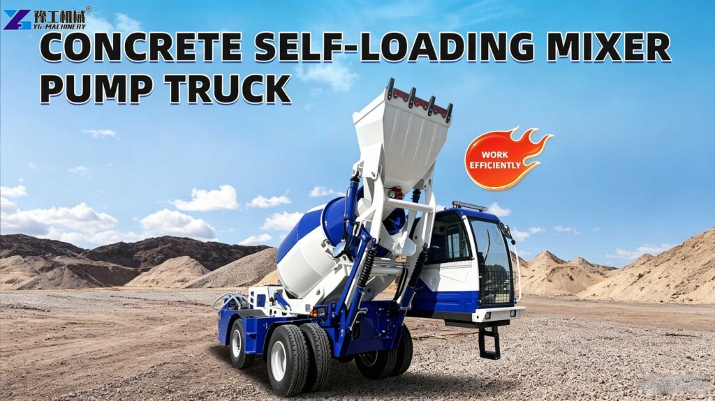 self loading concrete mixer truck