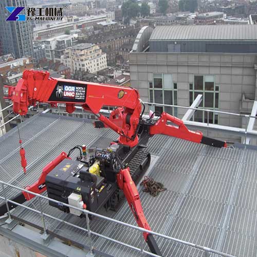 small tracked crane application