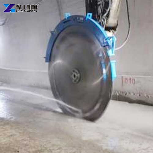 concrete saw attachment for excavator