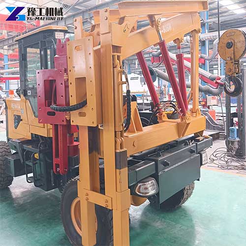 guardrail pile driver for sale
