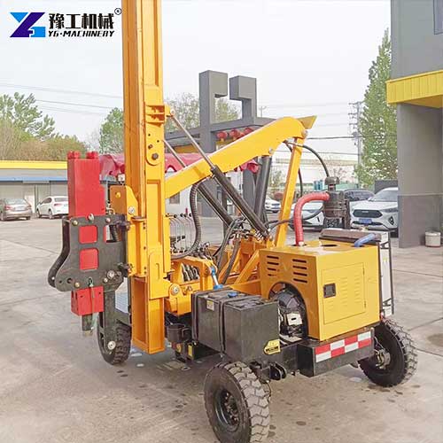 guardrail pile driver
