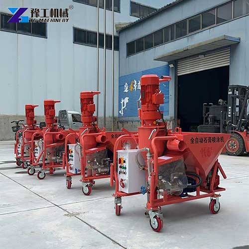 gypsum plaster spray machine