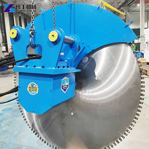 mini excavator concrete saw