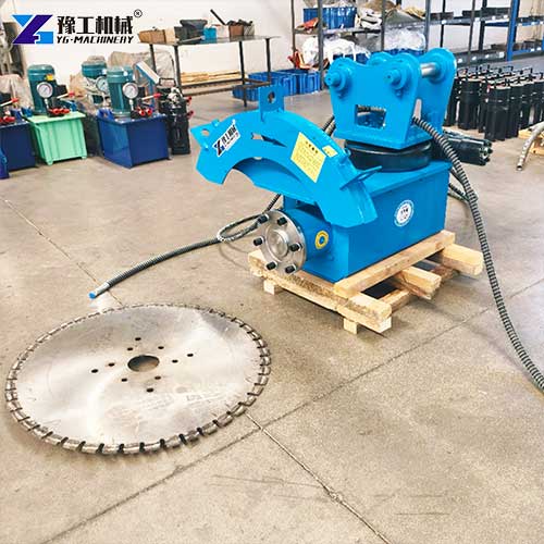 small rock saw for excavator