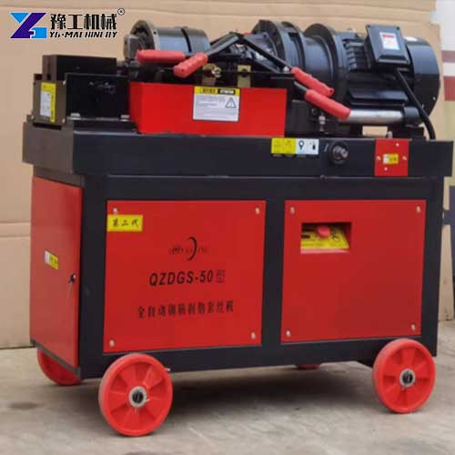 steel threading machine