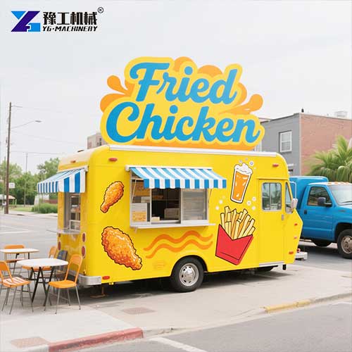 mobile food cart trailer