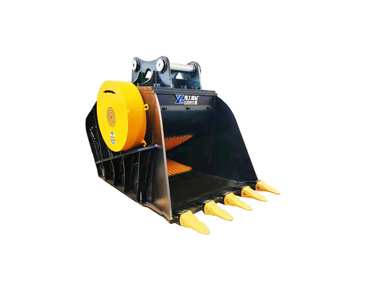 YG excavator rock crusher bucket