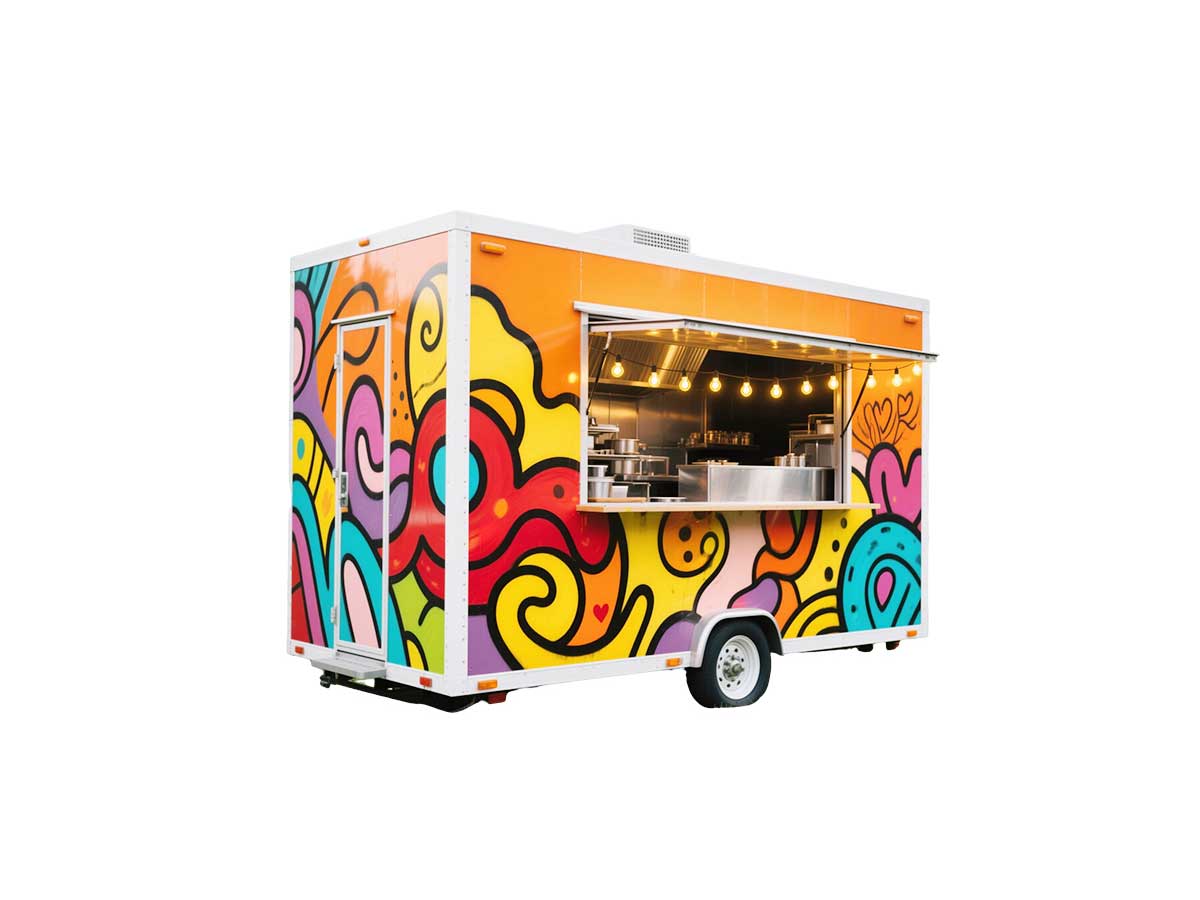 YG ice cream food trailer