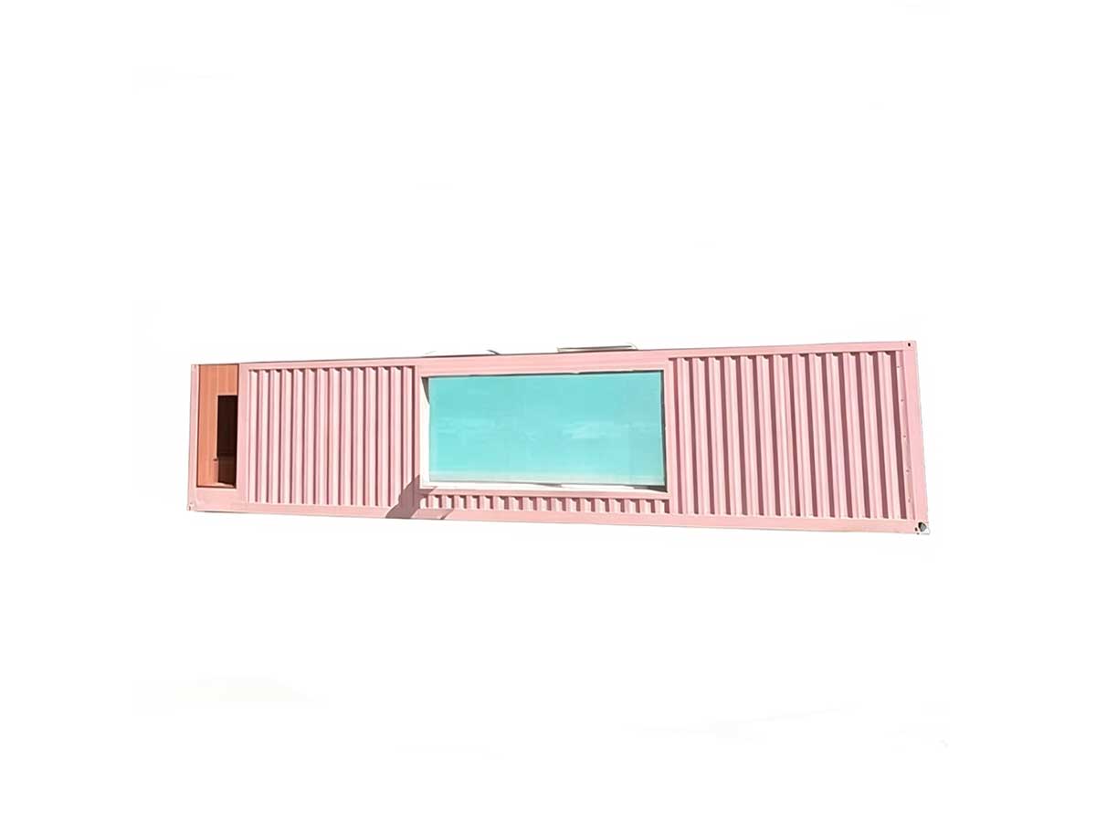 YG above-ground shipping container pool