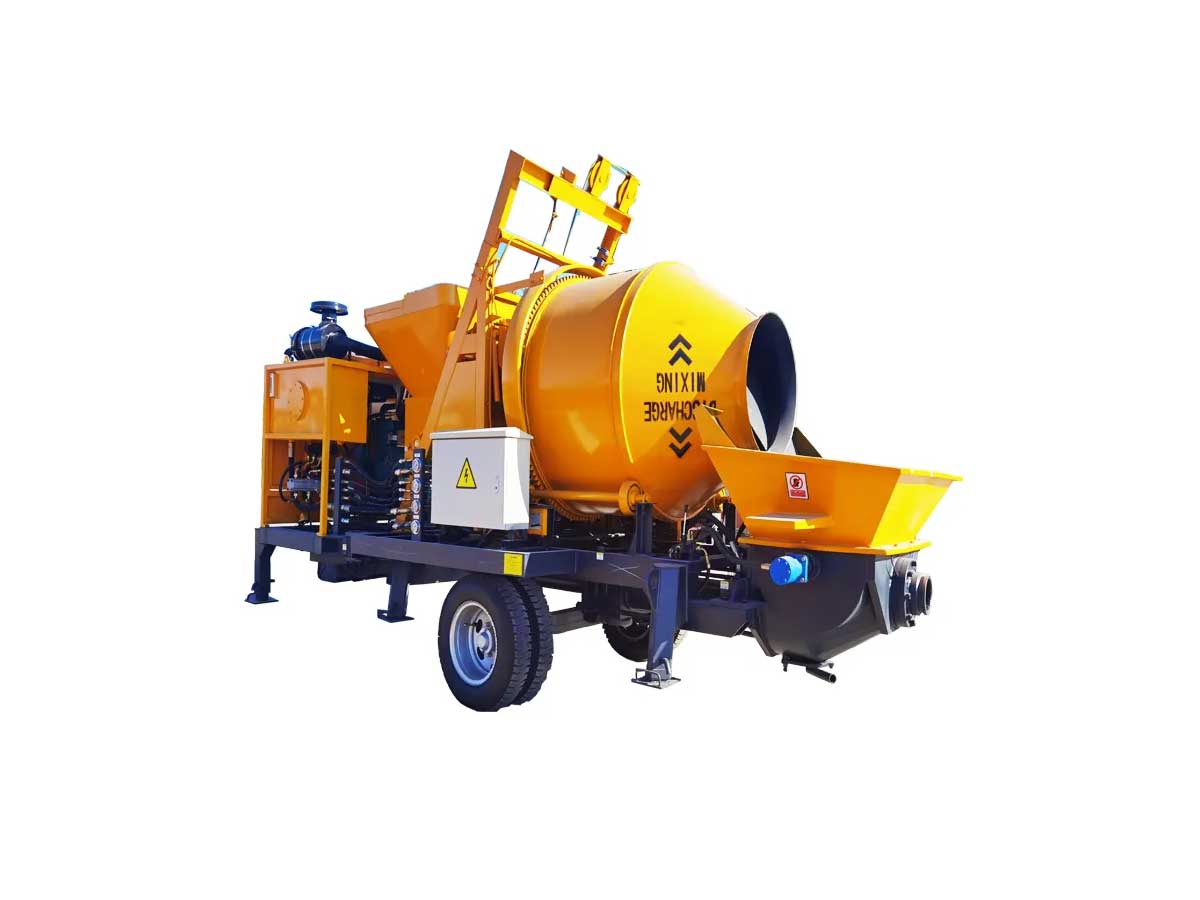 YG concrete mixer and pump