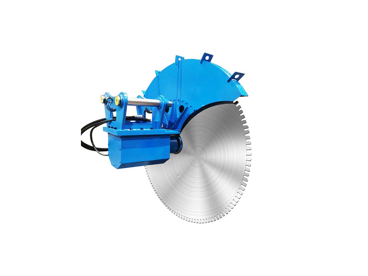 YG excavator rock saw