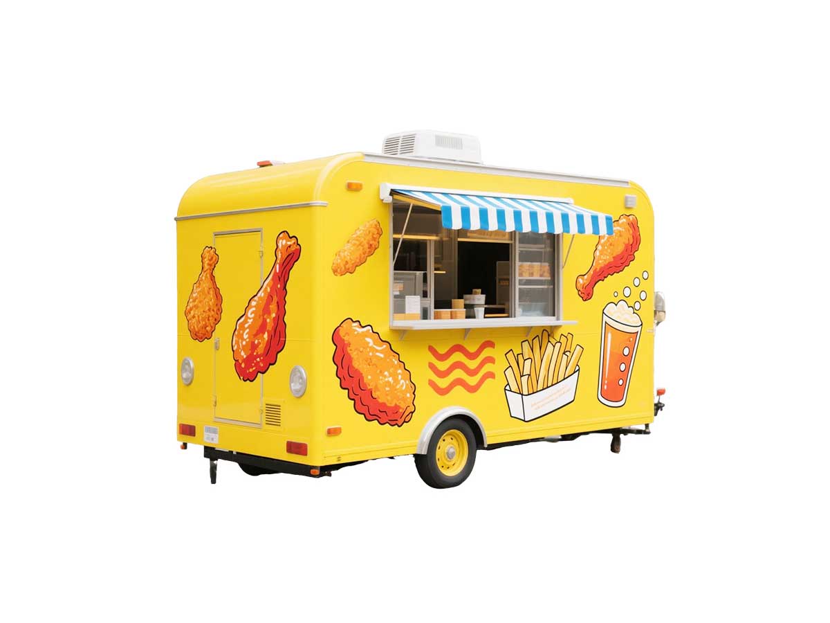 YG food vending trailer