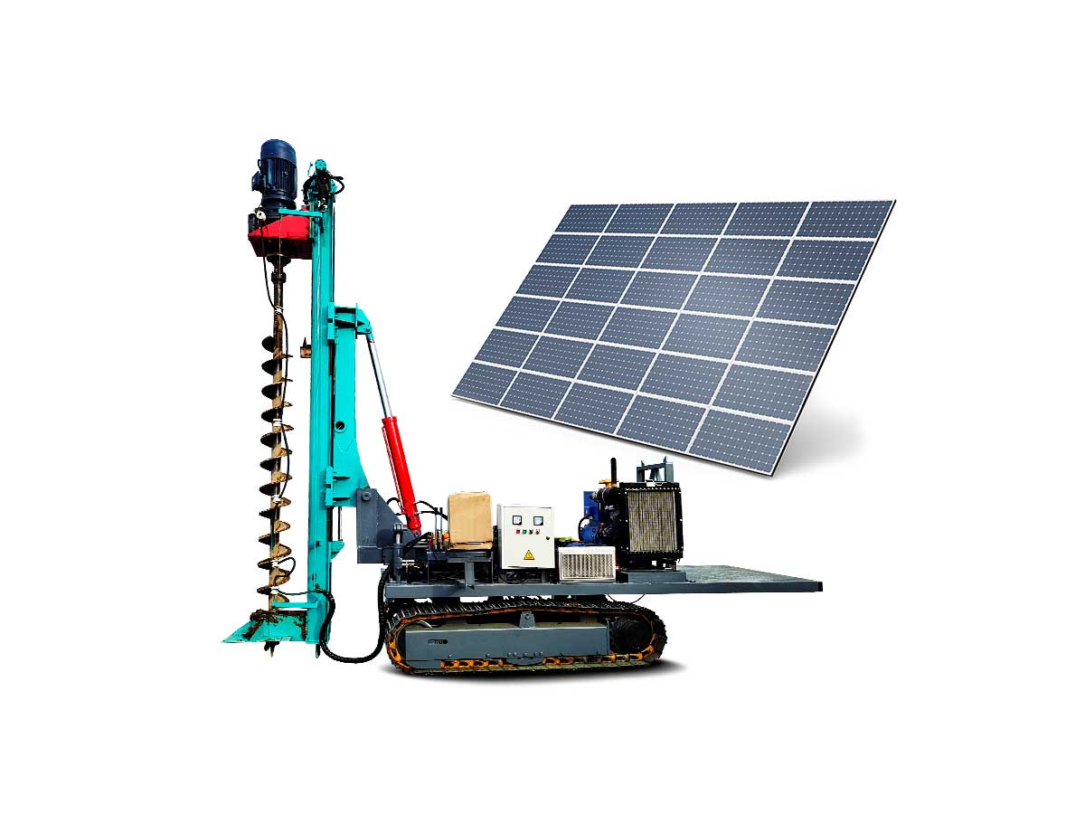 YG solar pile driver