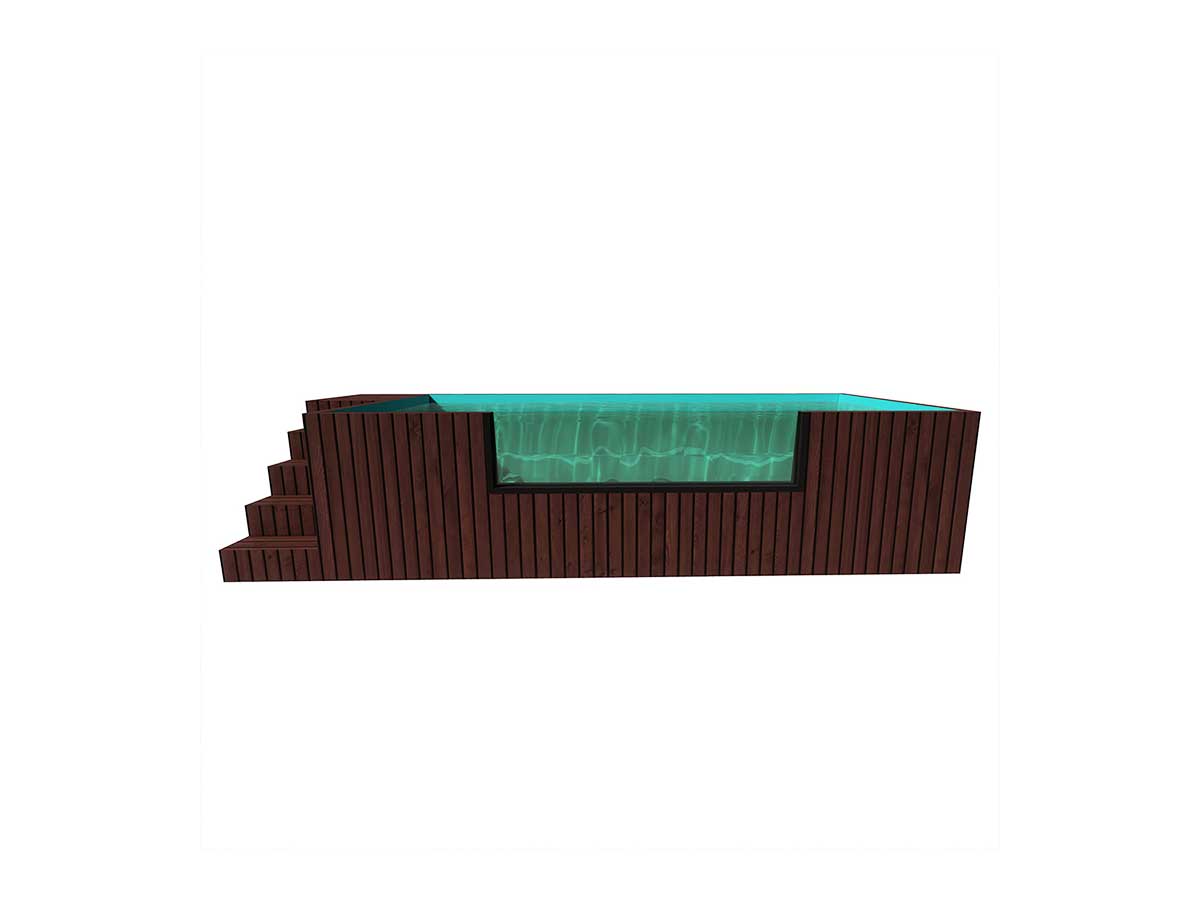 YG 40ft shipping container pool