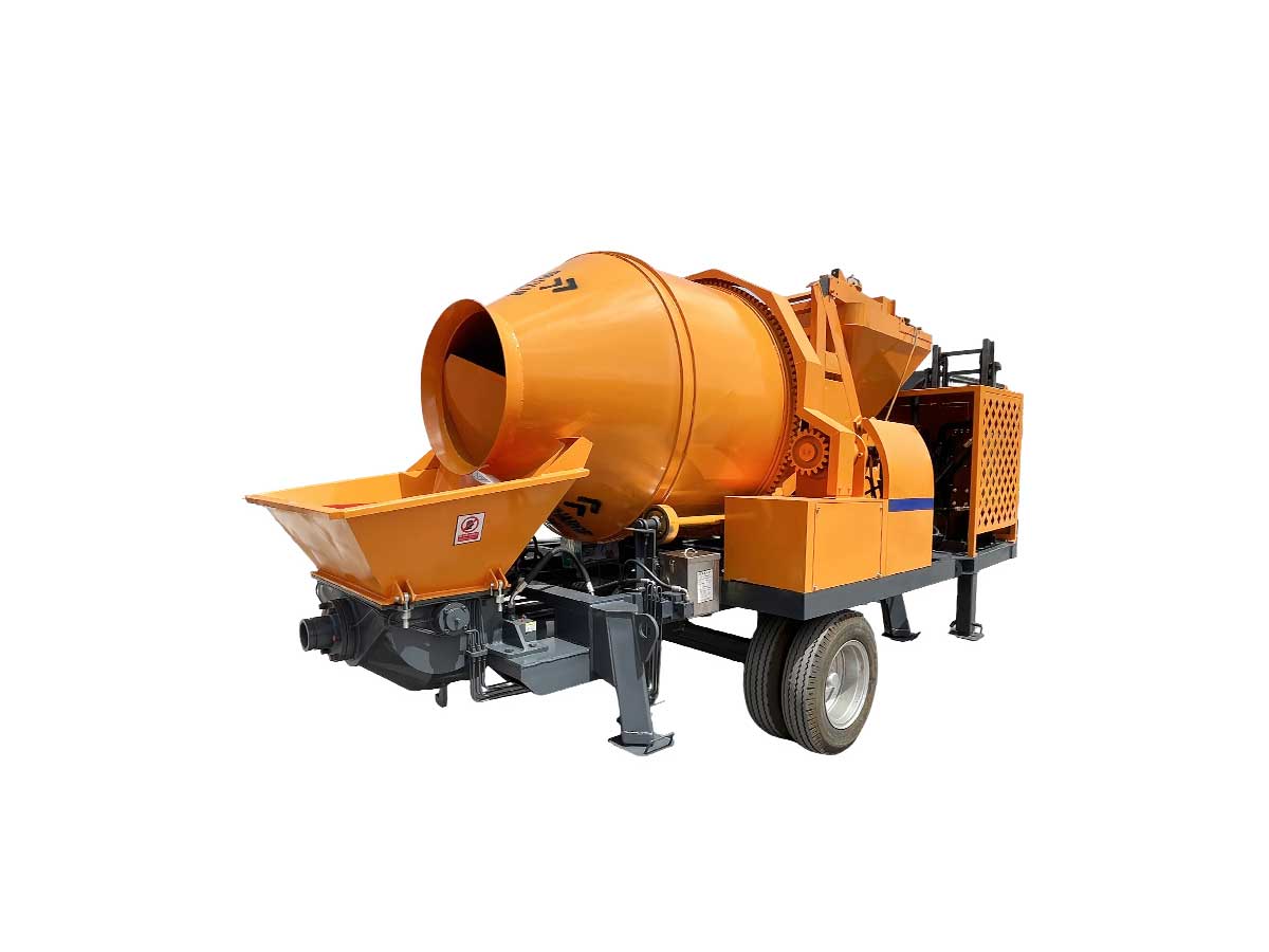 YG portable concrete mixer with pump