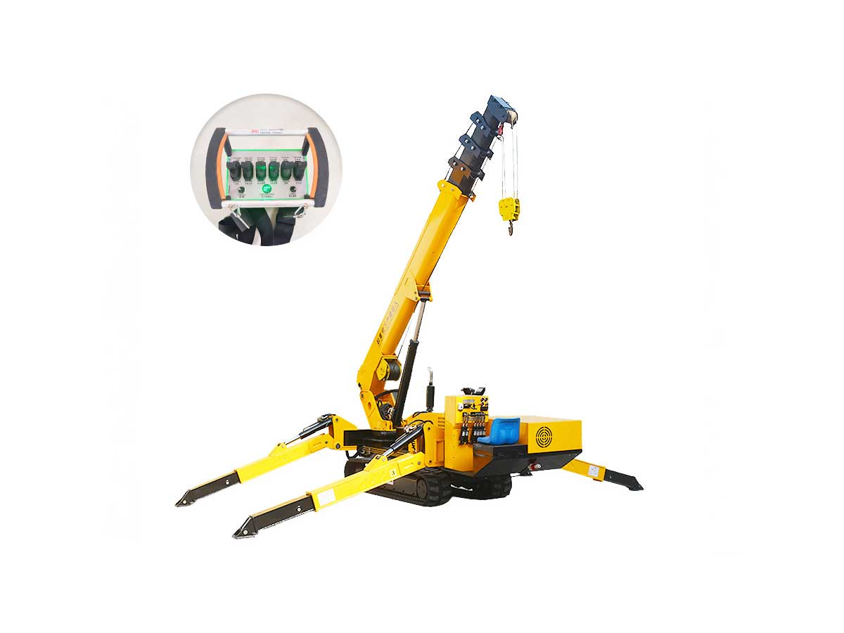 YG 8 ton mobile spider crane